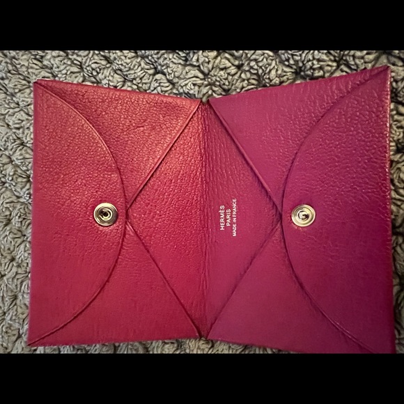(SOLD) Hermes calvi card holder - Picture 8 of 11